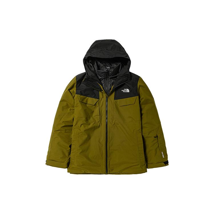 THE NORTH FACE Windbreaker Jackets Men's Green Hooded Moderate NF0A3M4M-5TU