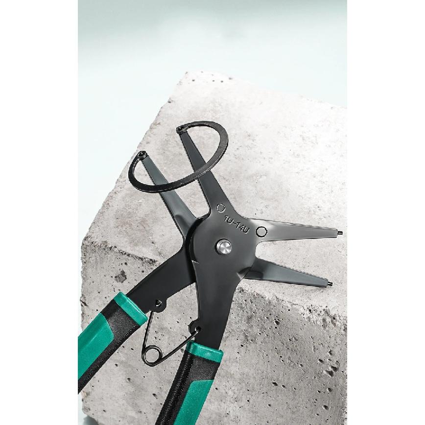 2 in 1 Snap Ring Pliers For Internal External Card Retaining Pincer Multifunction Professional Circlip Plier Motor Repair Tool