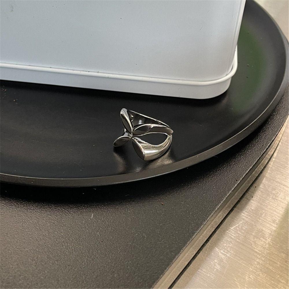 Gold Open Ring Geometric Minimalist Accessory Water Resistant Finger Ring  for Women's Daily Outfit