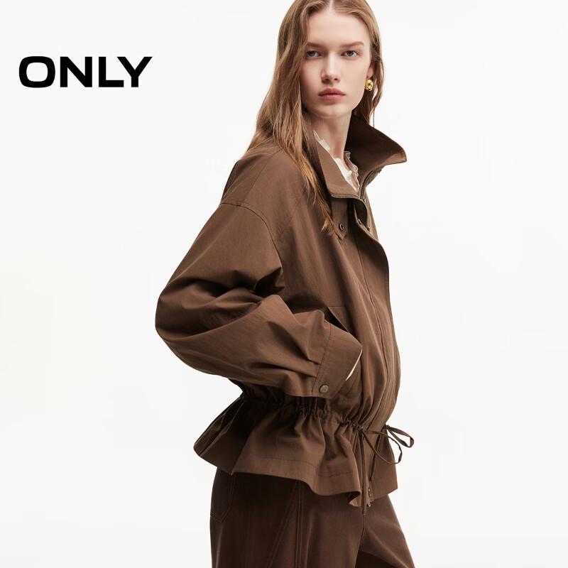 ONLY 2026 Autumn Stand-Up Collar Cropped Jacket S