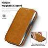 For iPhone 14 Pro Case Compatible with MagSafe RFID Blocking Card Holder Leather Phone Cover