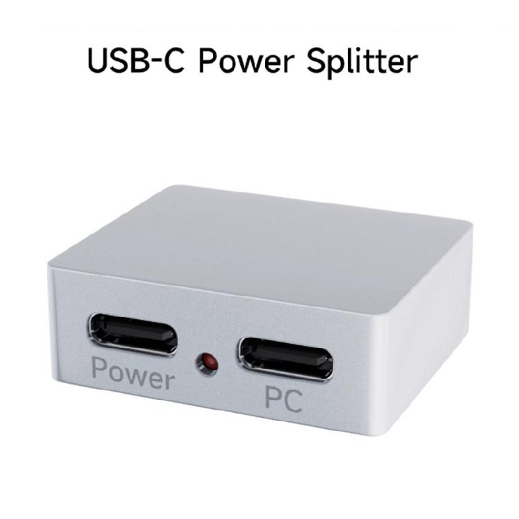 5V Type C Interfaces Power Signal Separator Light Weight Aluminum Compatible Device Control for Data Output PC Port