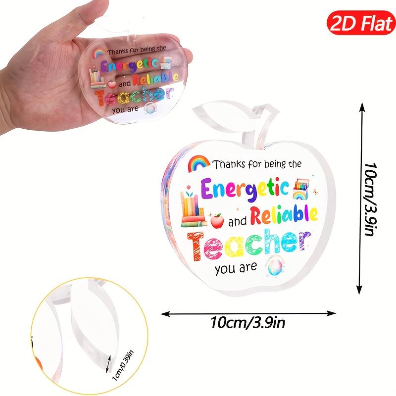 Teacher Appreciation Thank You Gift End of The Year Gifts, Acrylic Plaque, Retirement Gift Table Decoration, Nurseries, Home Desk Living Room Acrylic