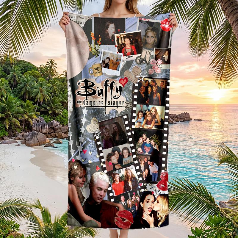 Buffy Fashion Beach Towel: Ideal for Summer Adventures Soft, absorbent and quick drying suitable for swimming and bathing