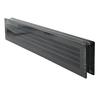 La Ventilazione La Ventilation Pt489 N Grille De Ventilation En Plastique Rectangulaire 480 X 98 Mm Télescopique,