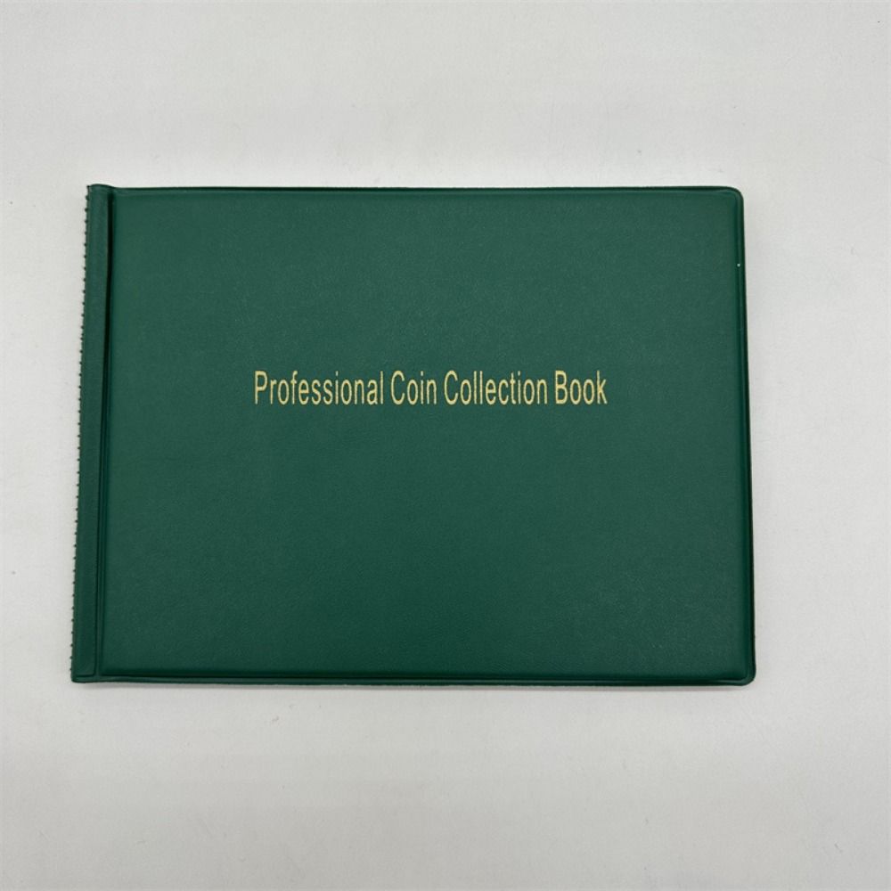 Transparent PVC Coin Album Holders 240 Pockets Coin Collection Book  Currency Collection