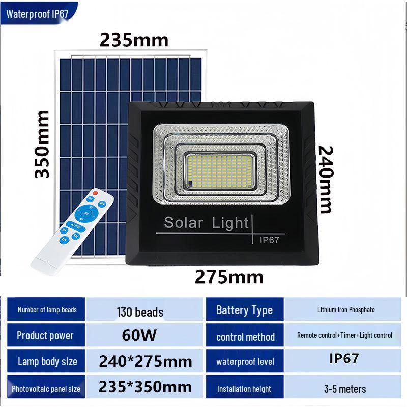 **Waterproof Super Bright Solar Courtyard Entrance Light**
