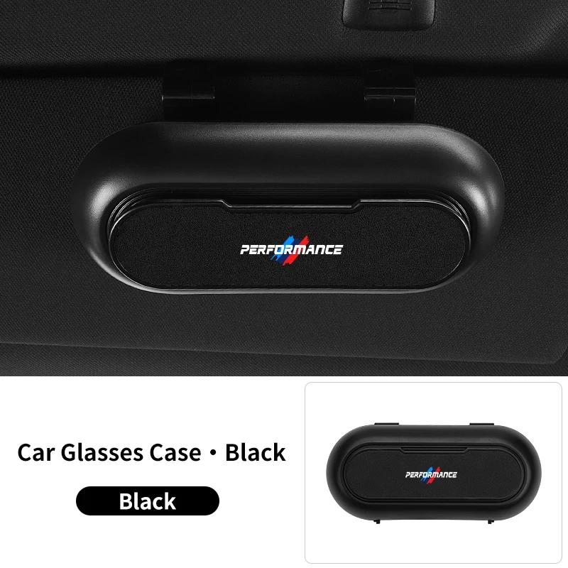 Car Sticker 2025 Hot Car Sun Visor Clip Glasses Cards Case Auto Sunglasses Visor Glasses Holder For BMW X1 X3 X5 X7 F15 F16 F30