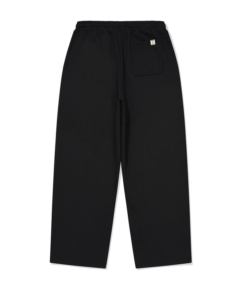 WACKY WILLY Signature Wide Sweatpants Black
