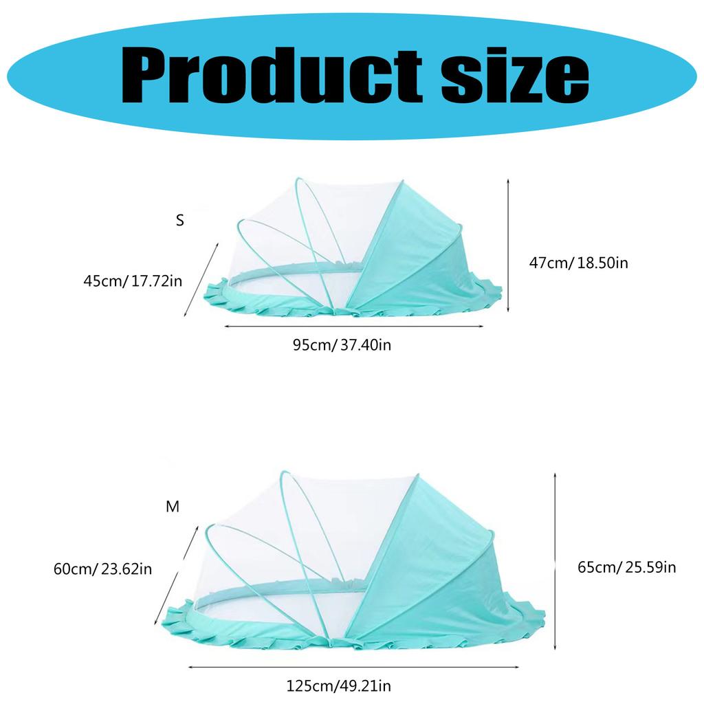 Baby Crib Mosquitoe Net Portable Foldable Infant Bed Canopy Netting Folding Insect Net Tent