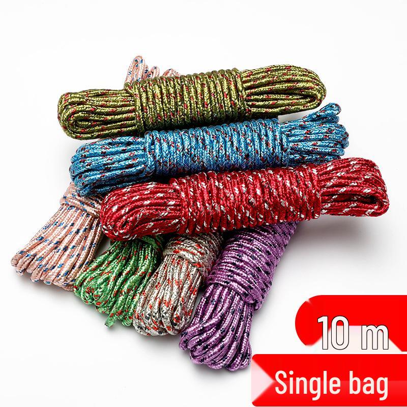 

T Bold 10м Ветрозащитная Нескользящая Нейлоновая Бельевая Веревка для Сушки на Открытом Воздухе No Packaging