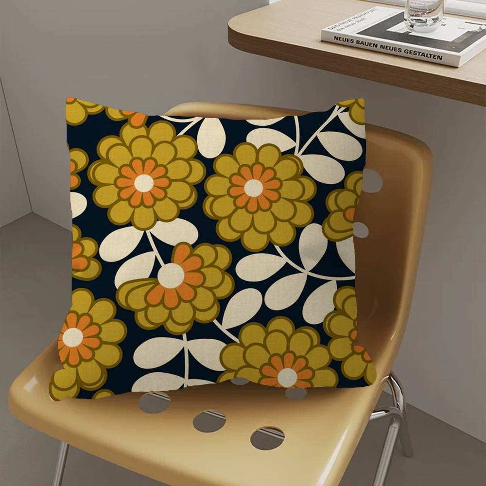 Orla Kiely Leaf Flower Lucky Dragon Pillow Cover Sofa Cushion Cover Home Room Decoration Children Gift