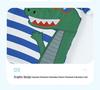 Kids' Crocodile Embroidery Short Sleeve T-shirt - European American Style