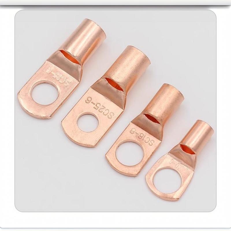 Cd Copper Lug Ring Wire Connectors Bare Cable Electric Crimp Terminal Sc4-6 Sc6-6 Sc6-8 Sc10-6 Sc16-6 Sc16-8 Sc25-8