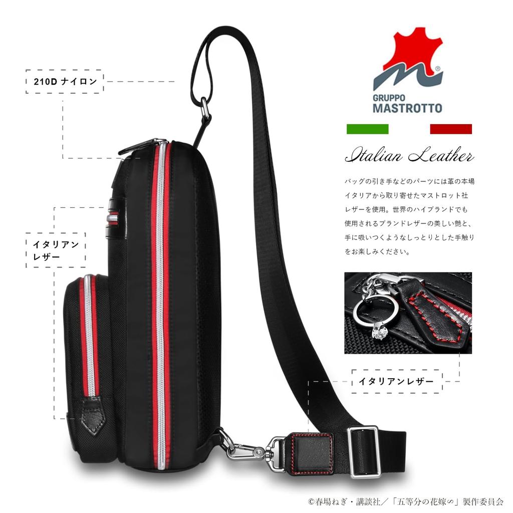 TV-Spezial Quintessentieller 5. Jahrestag Ballistisches Nylon Körpertasche [FANTASY NAVI] „Die Quintuplets“ (Satsuki Nakano)