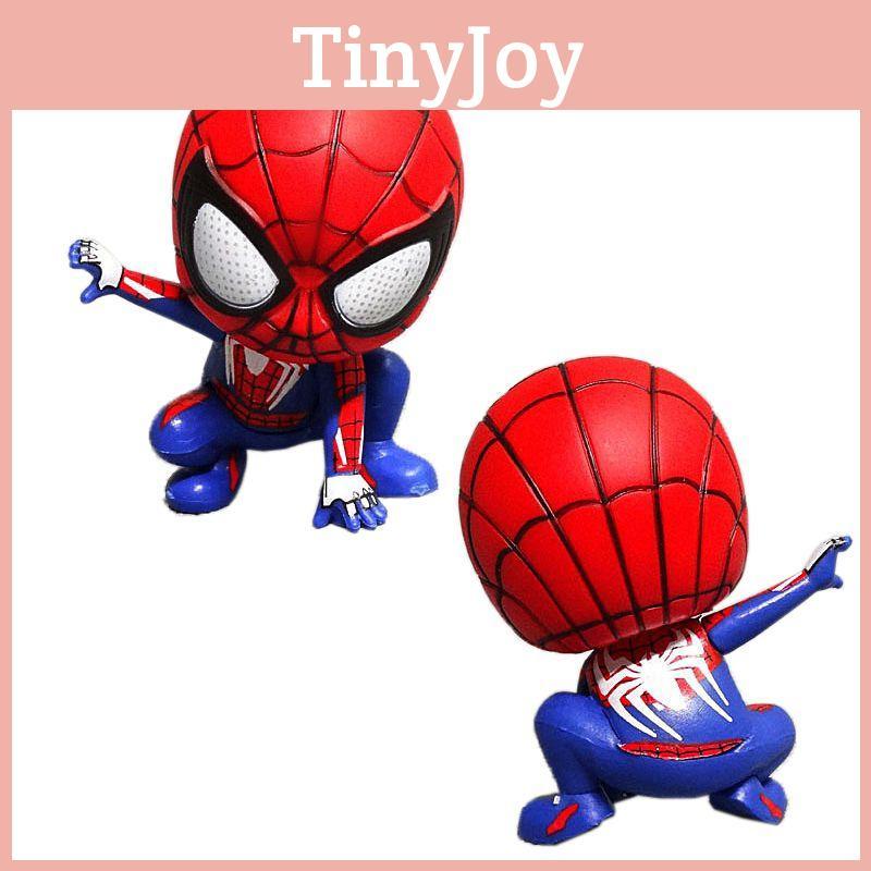 Adorable Figurine Poupée Spider-man Pour Décoration de Gâteau de Fête d'Anniversaire et Collectionneur Amusant