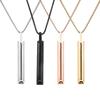 Neue Trendige Kreative Atmende Entspannende Anhänger Halskette für Damen Herren Stereoskopische Meditation Lindert Stress Choker Schmuck