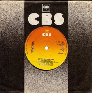

7inch Record SANTANA - Let The Children Play SCBS5102 CBS 1977 UK Rock Used