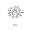 50Pcs Gold Bead Caps Metal Spacer Bead Covers Jewelry Making Findings For Bracelet Necklace Diy Craft