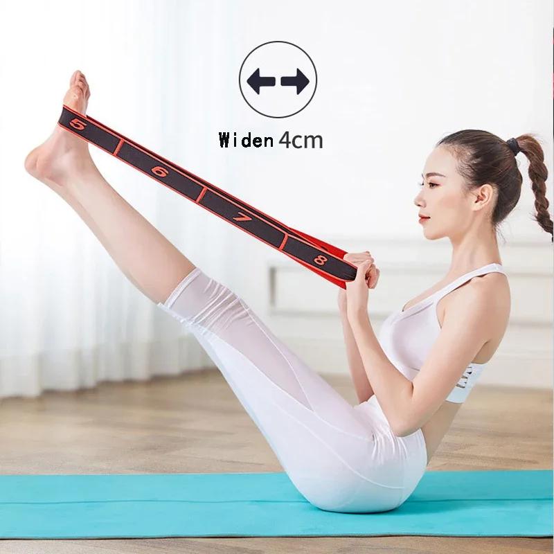 Yoga Dance Digital Elastic Bands Latin Ballet Digital Back Stretch Exercise Fitness Soft Natural Latex Silk Home Gym Multistage