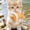 Small Fish Dried Plush Key Holder With Cute Design For Bag Accessories