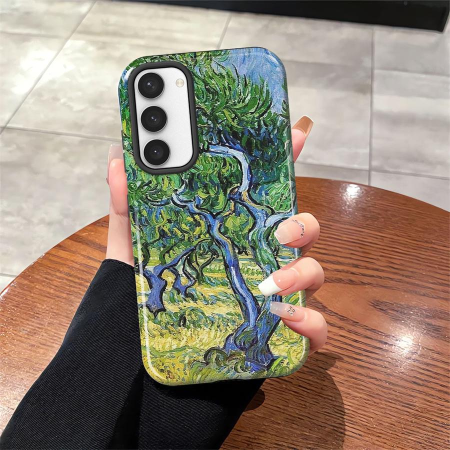 Van Gogh Fashion Still Life Flower Branches Soft Cover Capa Phone Case for Samsung Galaxy S25 S20 FE A16 S24 Ultra A26 S23