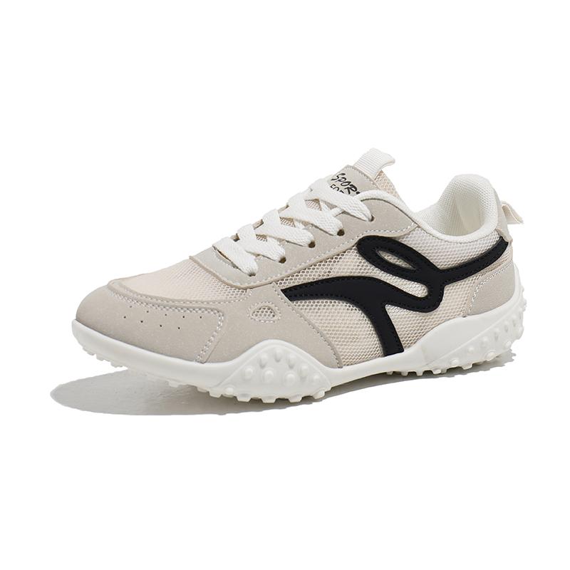 Ladies' Comfortable Golf Shoes, Summer Single Mesh Breathable Fitness Golf Shoes, Outdoor Classic Lightweight Running Shoes