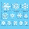 Runtow Christmas Snowflake Window Stickers 2025 Merry Christmas Decor for Home Xmas Gifts New Year Party Decoration