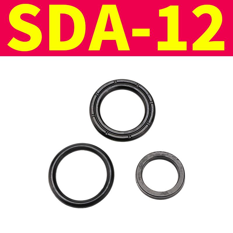 Pneumatic Cylinder ACQ SDA Repair Seal Kit for SMC Series Bore 12 16 20 25 32 40 50 63 80 100mm, O-Ring Gasket Maintenance Pack