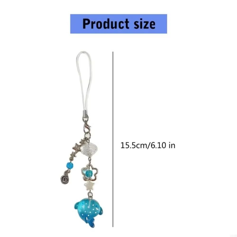 Marine Animal Shark Phone Charm Y2k Unique Phone Lanyard Mobile Phone Chain  Phone Accessories