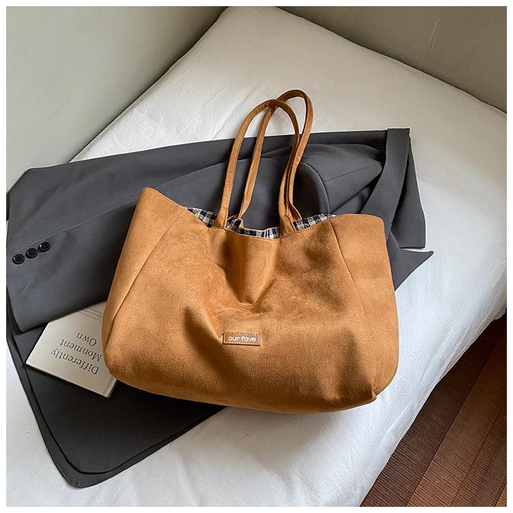 

Autumn new niche leopard print canvas bag women s large-capacity two-sided back shoulder bag simple casual work commuter bag коричневый