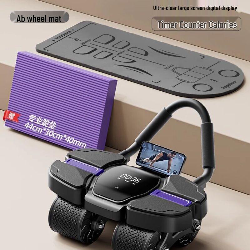 Smart Automatic Rebound 4-Wheel Abdominal Roller