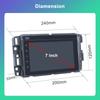 Reakosound Android 7'' 2Din Car Radio Multimedia Video Player Stereo For GMC Buick Chevrolet GPS Navigation Automotivo Carplay