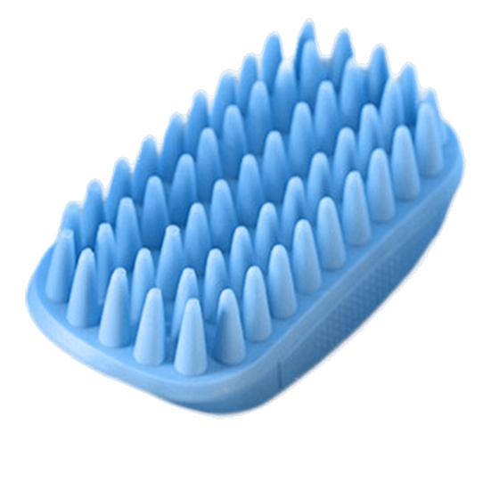 

Щетка для ванны для домашних животных, успокаивающая массажная щетка для кошек, эффективная щетка для удаления шерсти собак, инструмент для ухода за животными, товары для домашних животных синий