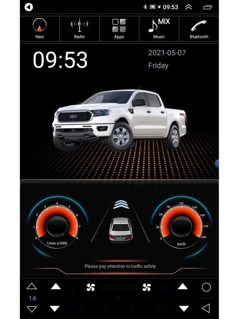12-inch Qijun GPS All-in-One 4G, 32GB for Android 10-13