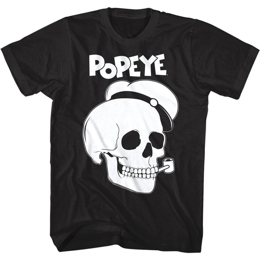 Popeye the Sailorman Skull Men s T Shirt S разноцветный