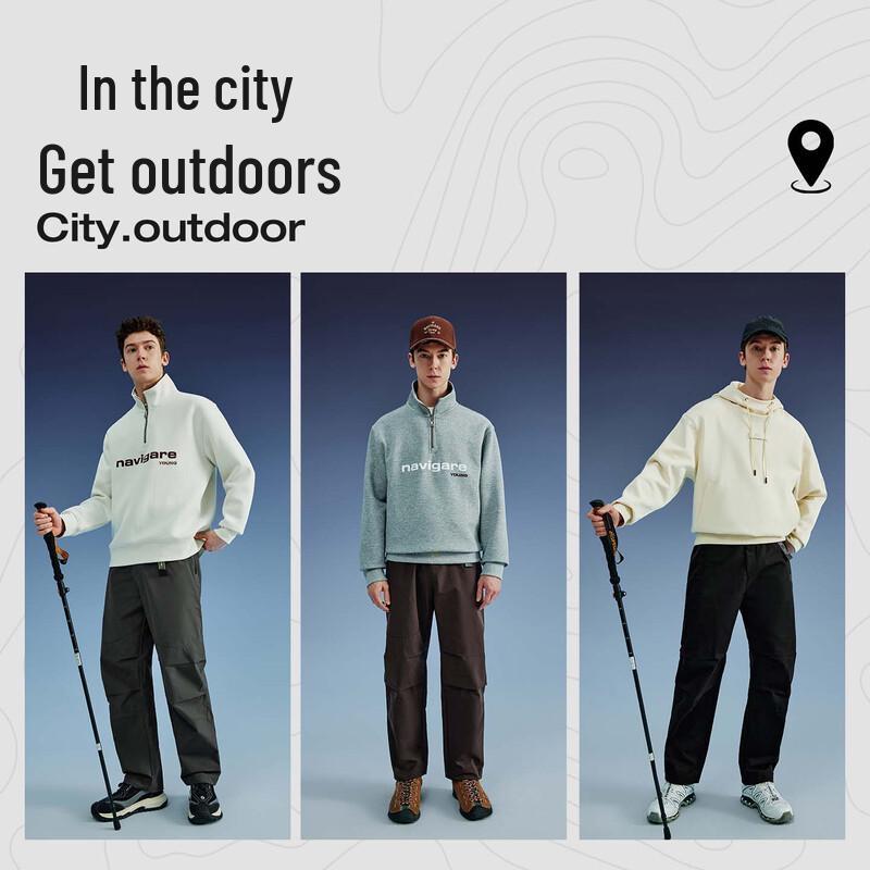 NVG·YOUNG Men's Waterproof Outdoor Straight-Leg Casual Pants