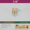 Brass 1/8" 1/4" 3/8" 1/2" 3/4" 1"- 2" BSP Male Thread Blanking End Cap Stop Plugs End Screw On Fitting Coupler Connector Adapter