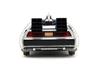 1:24 Scale BACK TO THE FUTURE PART III - TIME MACHINE (RAIL) W/LIGHT Back to the Future Diecast Car [Parallel Import]