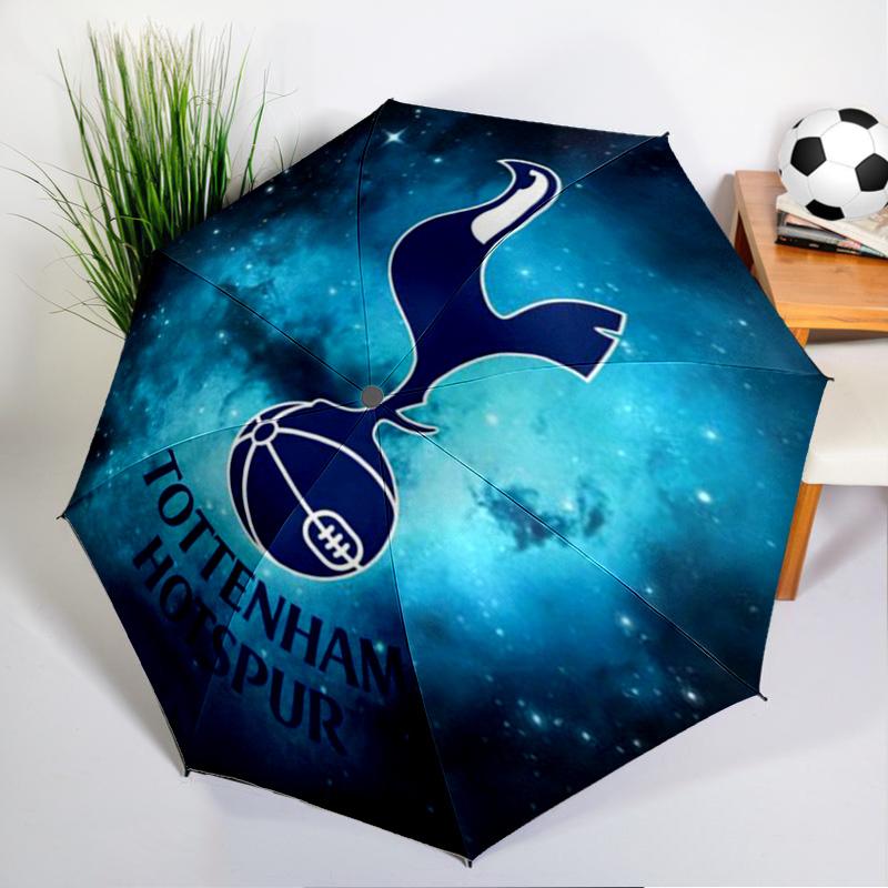 Fc Crest Design Printed Automatic Umbrella, 8-Frame for Travel, camping, Casual Umbrella, Essential Gift for  for family and friends