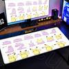Mousepad Locking Edge Rubber Desk Mat PC Accessories XXL Pokemon Ditto 90x40cm Carpet Computer Washable Office Game Keyboard Rug