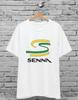 T-shirt Grafiche Formula 1 Ayrton Senna T-shirt da Palestra Uomo Donna Abbigliamento Y2k Liam Payne Stile Retro Top Estivi Magliette