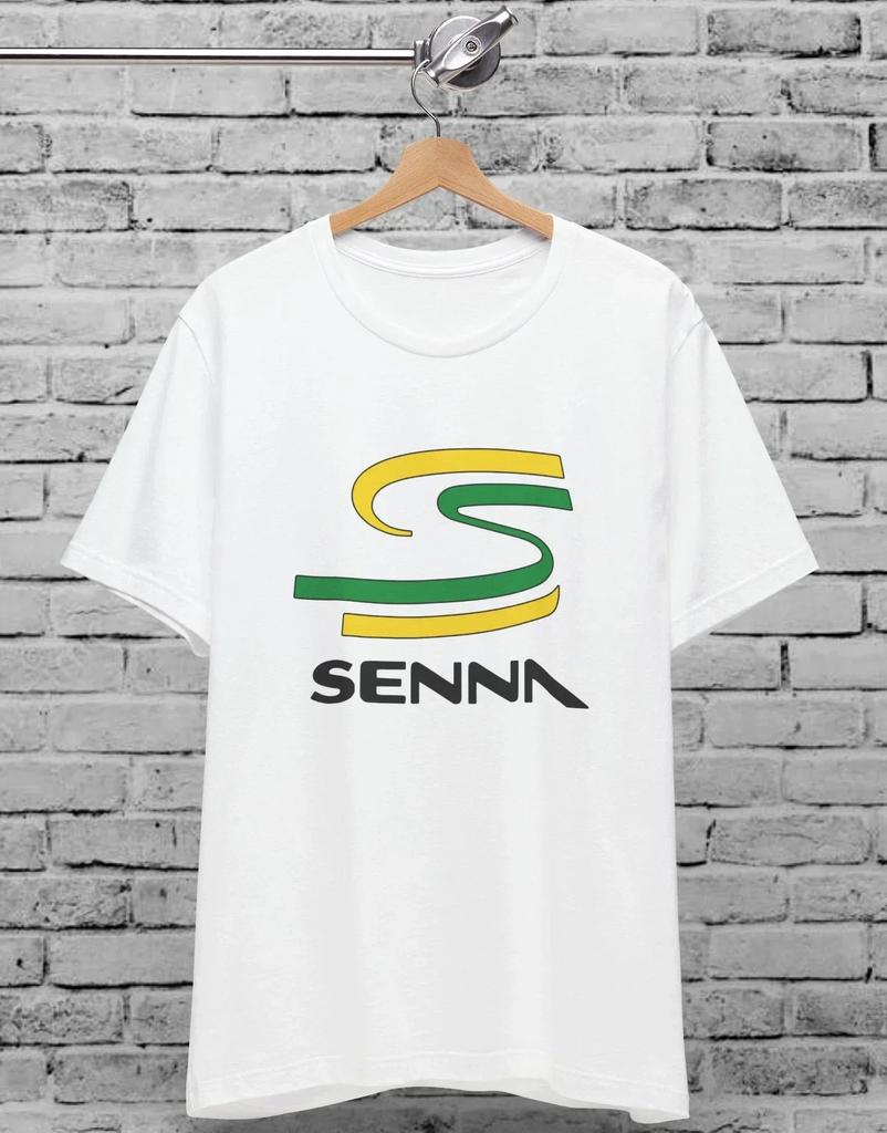 T-shirt Grafiche Formula 1 Ayrton Senna T-shirt da Palestra Uomo Donna Abbigliamento Y2k Liam Payne Stile Retro Top Estivi Magliette