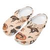 Colorful Printed EVA Beach Clogs Unisex Lightweight Breathable Slip On Garden Shoes Pool Bathroom Home Summer Sandals