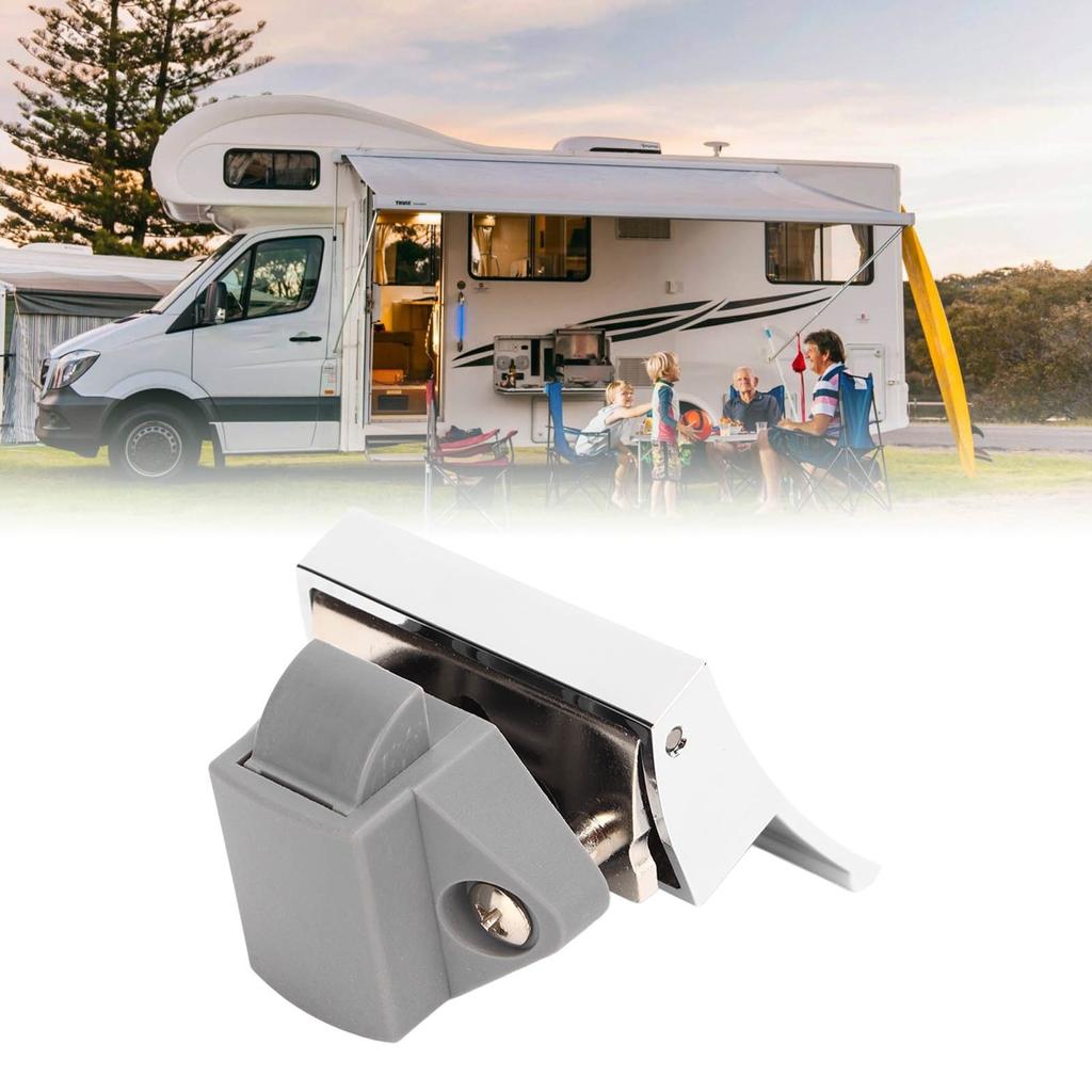 Rectangular Latch Handle Plating Process Rounded Curve Drawer Latch Handle for Boat RV