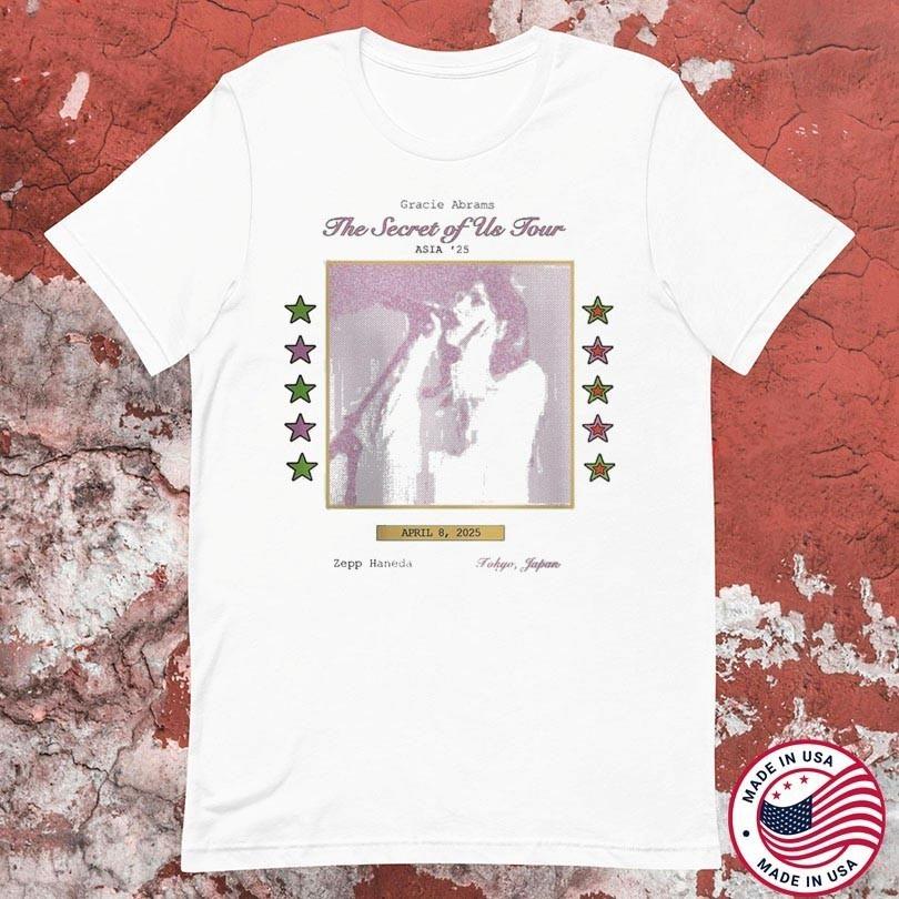 Gracie Abrams The Secret Of The US Tour 2025 At Asia Tokyo Japan Shirt CM356 XXXXL
