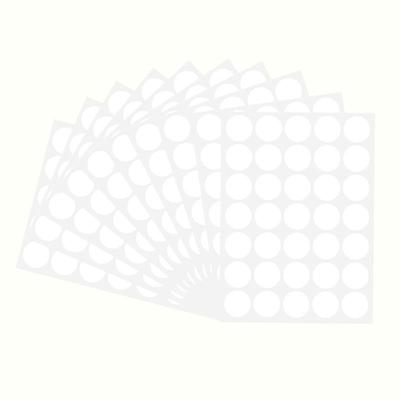 Multi-Use Removable Labels, 1 Inch / 25 Mm Round Stickers, White, Non-Printable, 350 Blank Labels Total