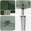 Pop Up Party Tent 288 X 288 X 245 Cm Green Oxford Fabric