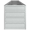 Garden Raised Bed 320 x 40 x 45 cm Galvanized Steel Silver