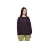 Li Ning CBA Spring And Autumn Simple Fashion Skin-Friendly Breathable Round Neck Pullover Hoodie Unisex Tops Night-Purple AWDVF67-1